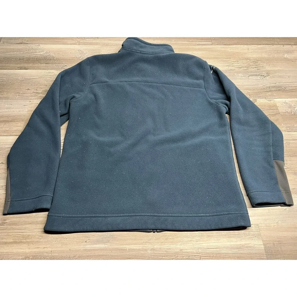 The North Face Men's Fleece Full Zip Jacket‎ Blue Size L Synthetic Sherpa Lined